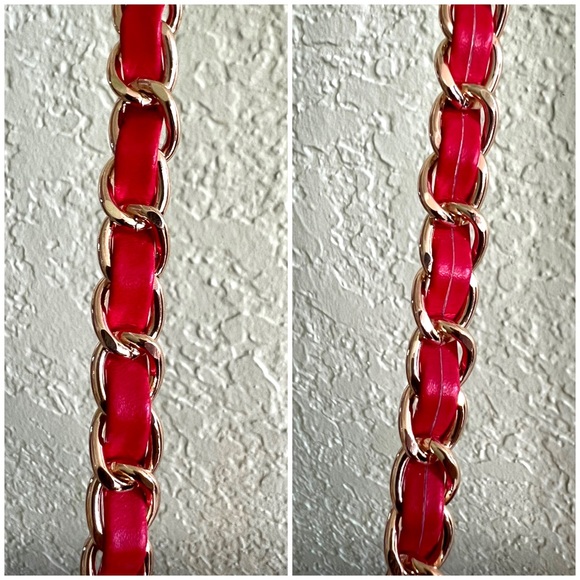 👑✅PRICE FIRM✅ AUTHENTIC Chanel Red Boy Lambskin Clutch - Picture 13 of 17